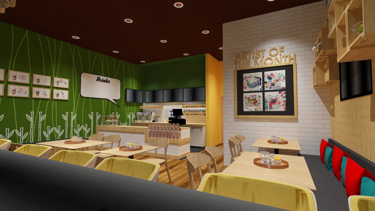 Dessert Cafe Design by Catch Studio