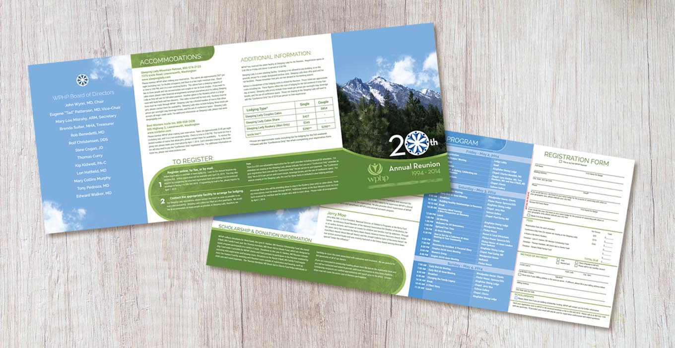 Reunion Brochure Design by Catch Studio