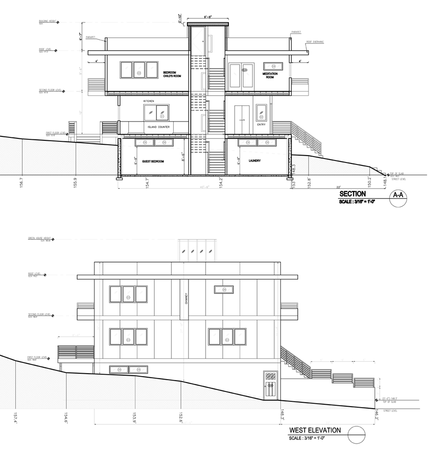 modern family home