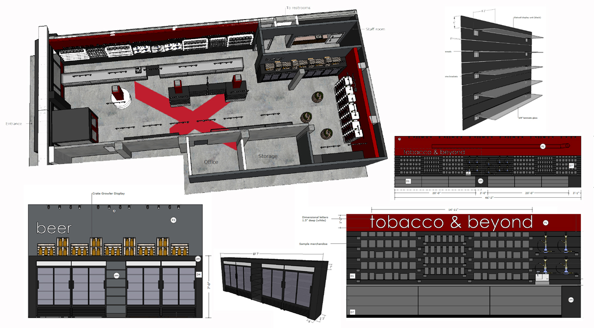 tobacco store design